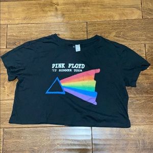 HM Pink Floyd boxy crop top